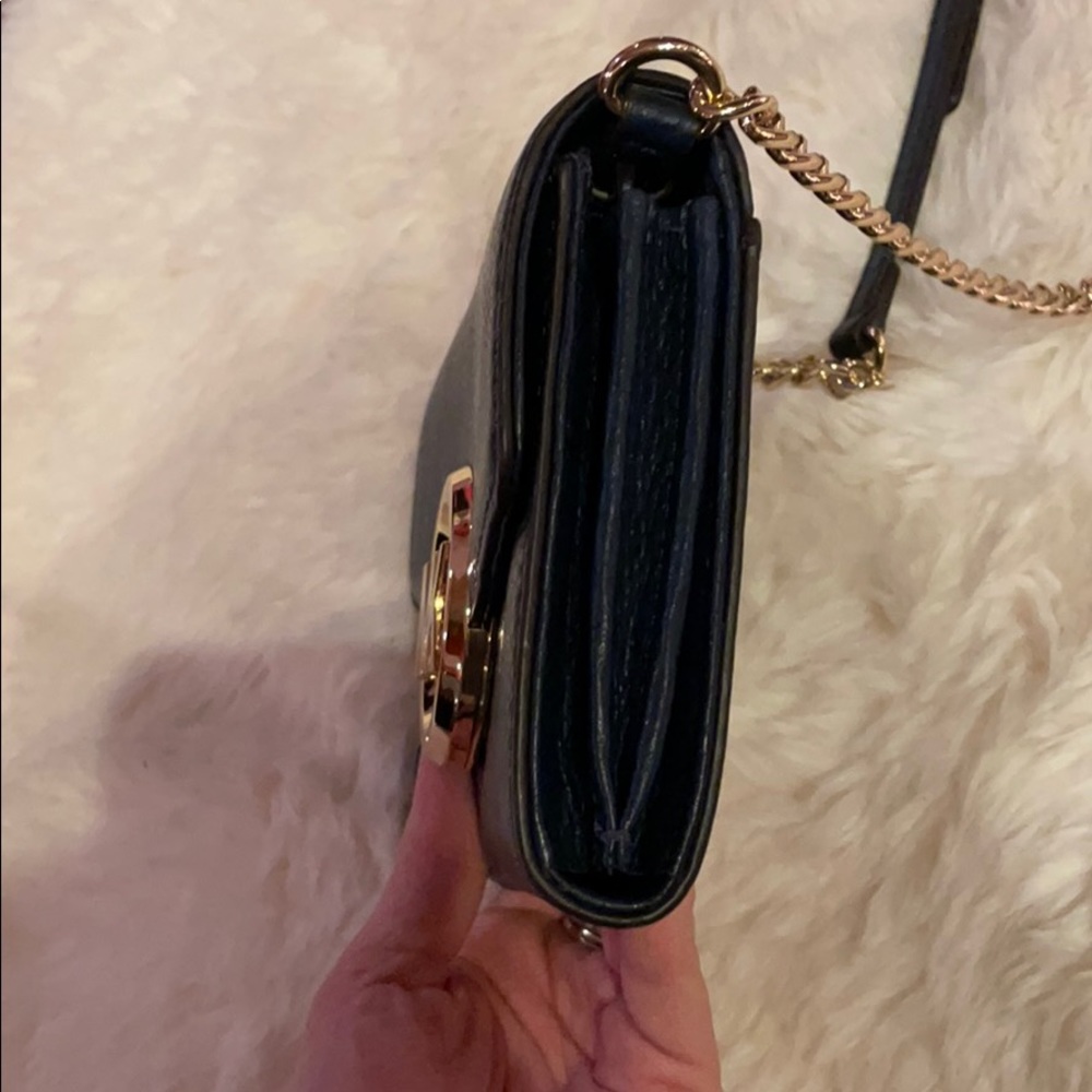 NWOT MICHAEL KORS NAVY BLUE PURSE - Picture 6 of 13